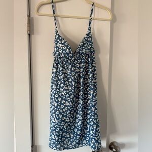 Princess Polly Blue and White Floral Dress
